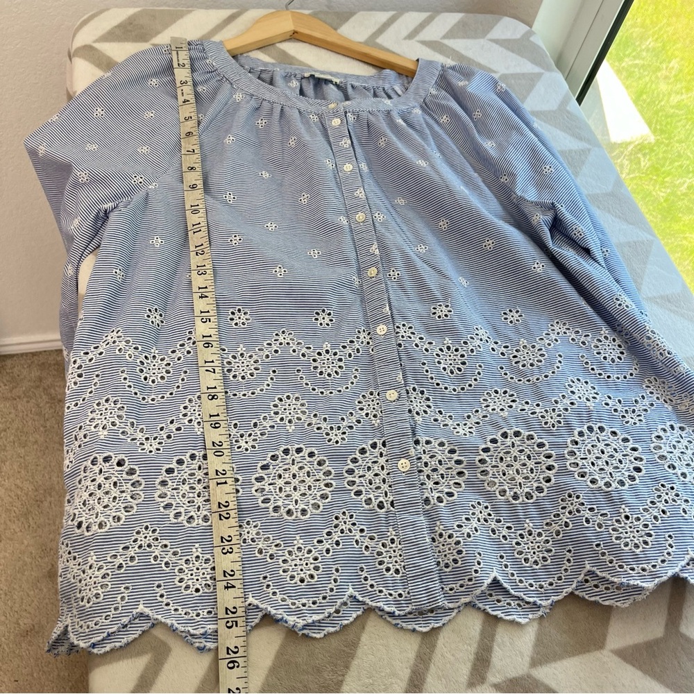 Sundance Rory Embroidery Eyelet‎ Top size Medium - Picture 9 of 10